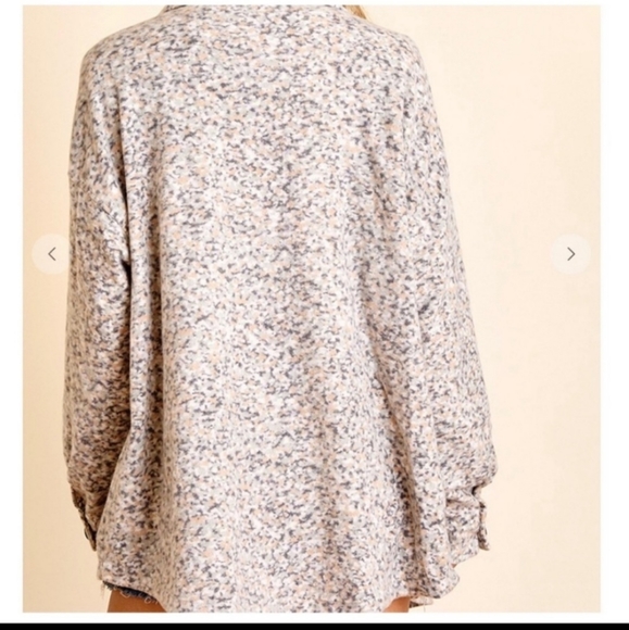 Chic oversized boyfriend shacket - Picture 5 of 10